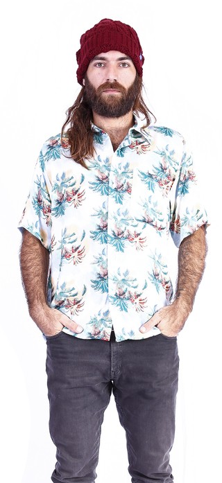camisa oasis celeste