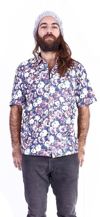 camisa flow violeta