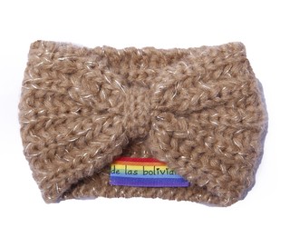 vincha moño camel