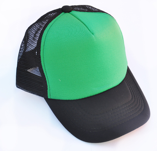 gorro duo negro y verde