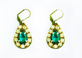 aros gota small verdes