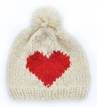 gorro love red