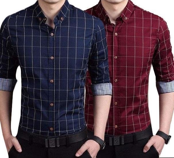 camisa elegante hombre color vino oscuro camisa elegante hombre color vino oscuro