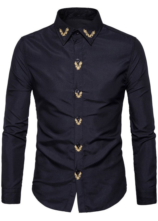 camisas de hombre bordadas