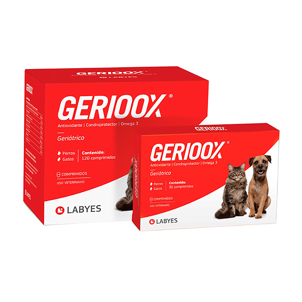 Gerioox comprimidos Geriatrico - Antioxidante - Condroprotector con Omega 3