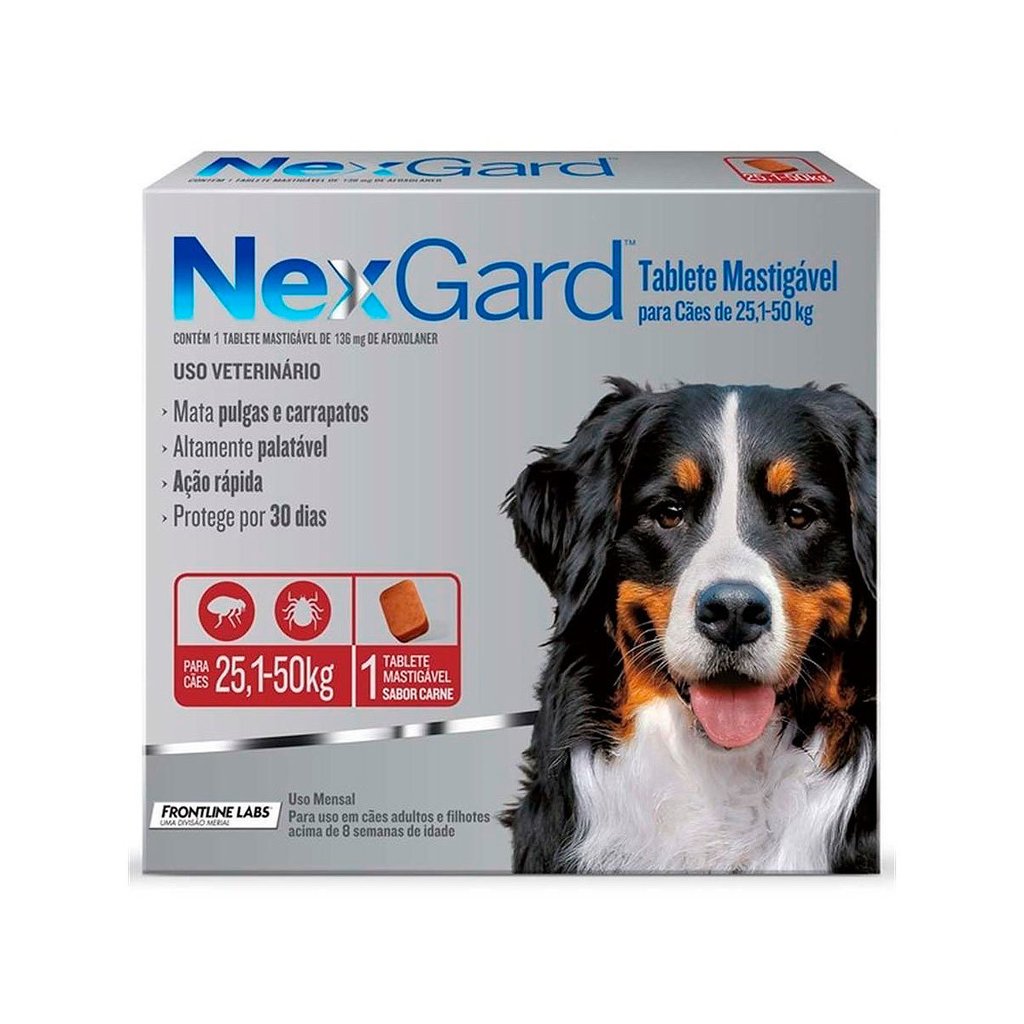 NexGard tabletas masticables para pulgas y garrapatas en perros