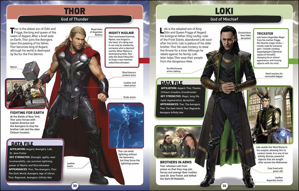 Marvel Studios Character Encyclopedia - avengers roblox thor hammer