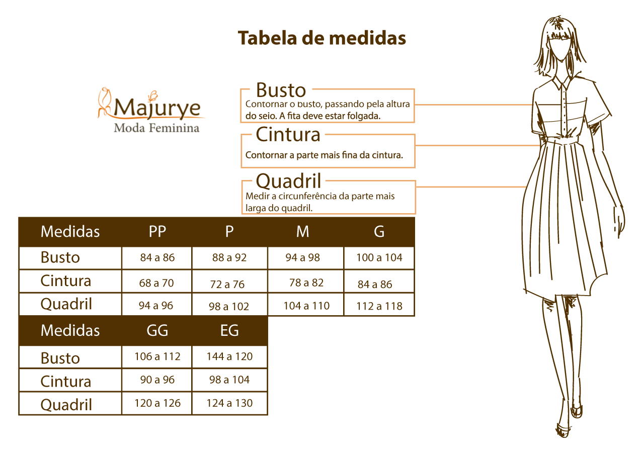 Saia Tradicional Jeans - Titanium - Majurye Modas