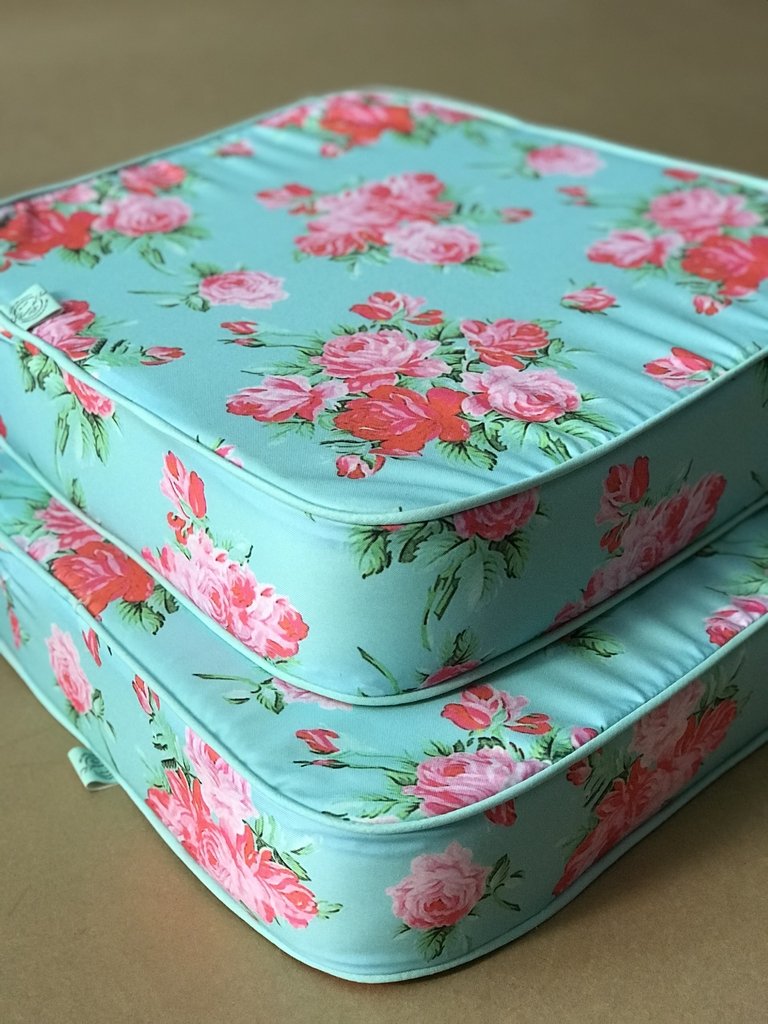 Almohadones para silla antigua de exterior ♥ Almohadones para silla antigua de exterior ♥