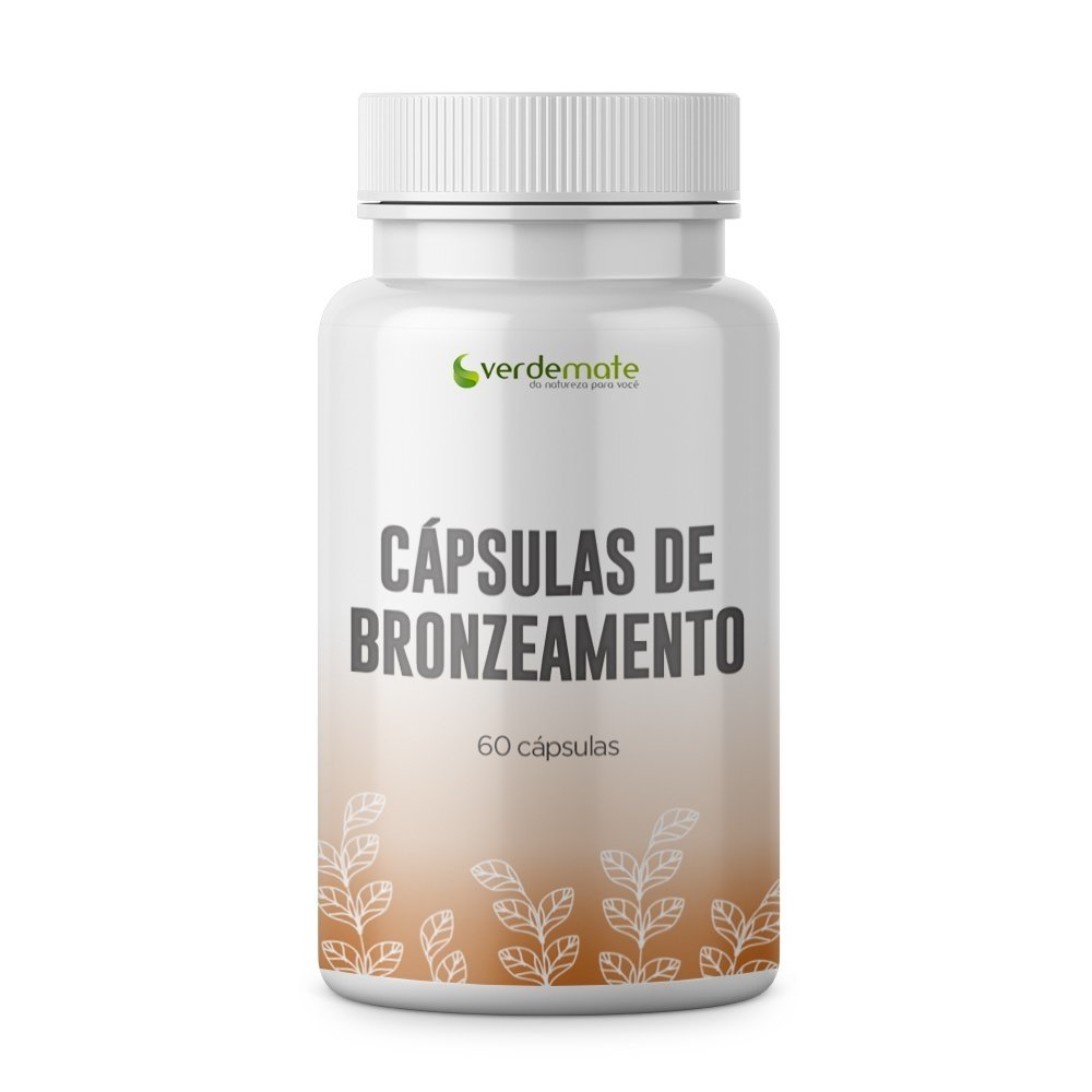 Cápsulas de Bronzeamento c/ Betacaroteno - Verde Mate