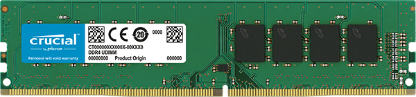 MEMORIA PC DDR4 16GB 2666MHZ UDIMM CRUCIAL