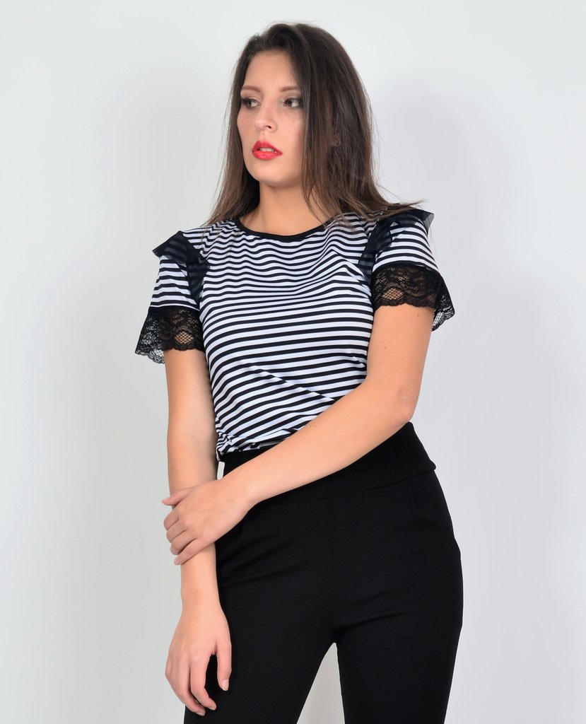 blusas de rayas de moda