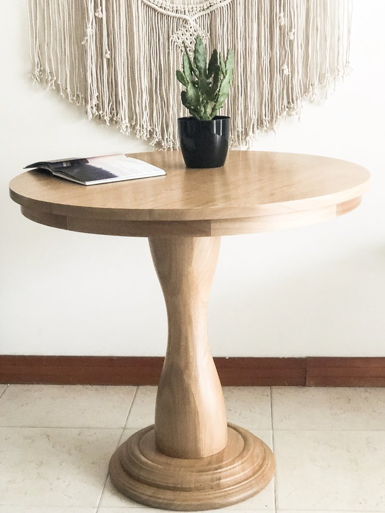 Mesa Comedor Auxiliar Roble Natural - Hugga — Tienda TopList - Hogar y