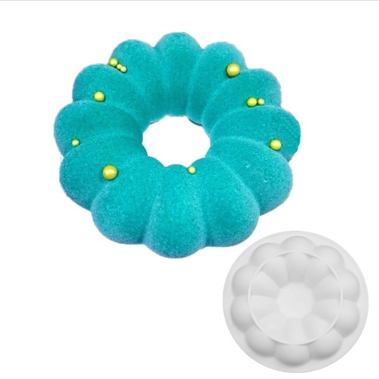 Forma 3d Para Bolo Em Silicone Guirlanda