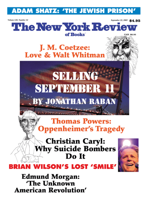 The New York Review Of Books - September 22 - 2005