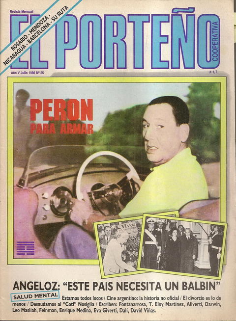 El Porteño N°55 - Julio 1996 Enrique Symns Roberto Fontanarosa Peron David Viñas
