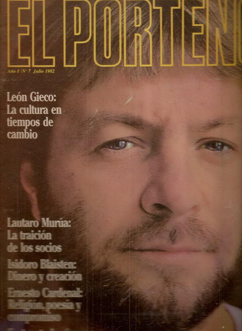 El Porteño N°7 - Julio 1987 La Raulito Leon Giego Maria Moreno Ataulfo Perez Aznar