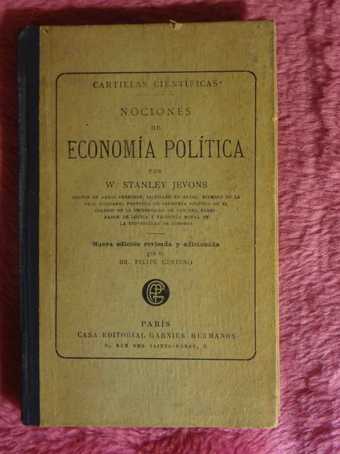 Nociones de economía política de Stanley W. Jevons 