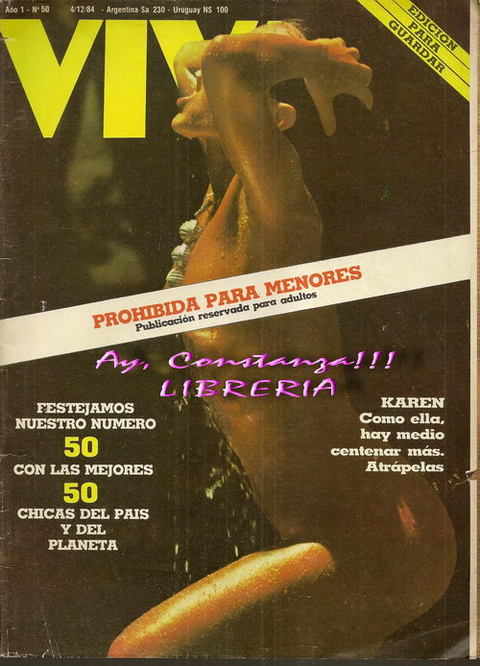 Revista Erotica Viva con todo N°50 4 Diciembre 1985