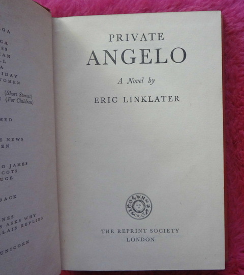 Private Angelo by Eric Linklater