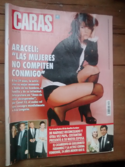 Revista Caras - Agosto 2006 - Araceli Gonzalez