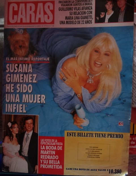 REVISTA CARAS n°661 15 DE SEPTIEMBRE DE 1994 - Susana Gimenez - Susana Rinaldi - Alberto Migre