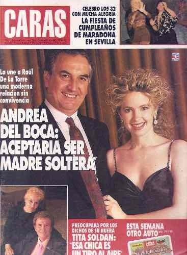 CARAS Noviembre de 1992 - Andrea del Boca - Mirtha Legrand - Moria Casan - Valeria Lynch - Gabriel Corrado