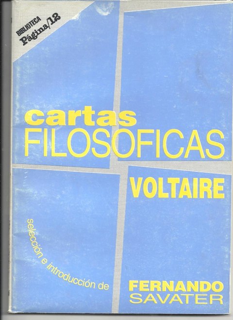 Cartas filosóficas de Voltaire - Selección e introducción de Fernando Savater