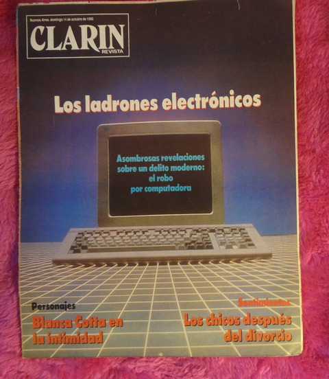Clarín revista 14 de octubre de 1990 - Blanca Cotta - Carlos Ragazzoni