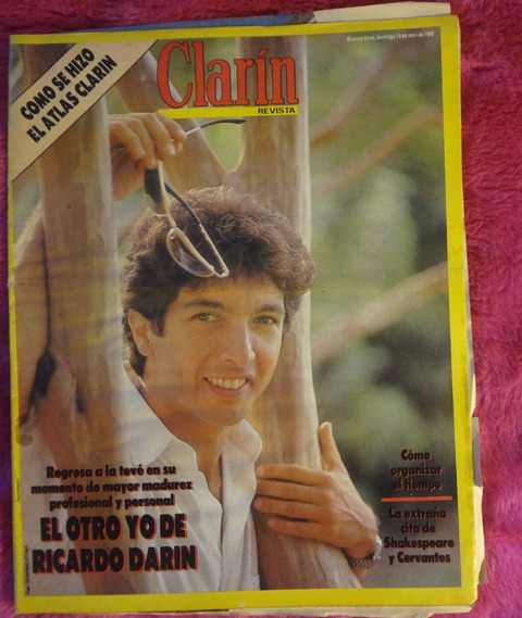 Clarín revista 19 de abril de 1992 Ricardo Darin 