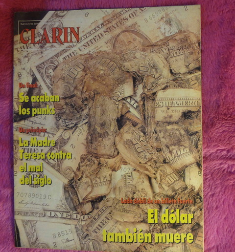 Clarín revista 22 de Julio de 1990 -Madre Teresa de Calculta y el SIDA