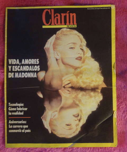 Clarín revista 27 de octubre de 1991 - Madonna