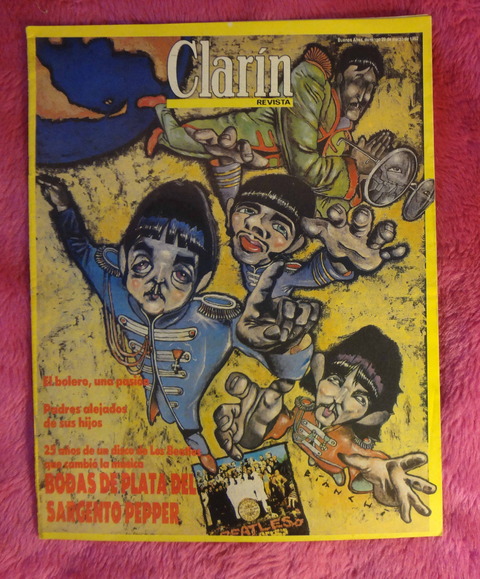 Clarín revista 29 de marzo de 1992 Los Beatles