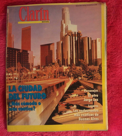 Clarín revista 5 de septiembre de 1992 Jorge Luz