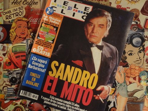 Revista Tele Clic - Agosto 1988 - Sandro - Carlitos Balá - Isabel Salomon
