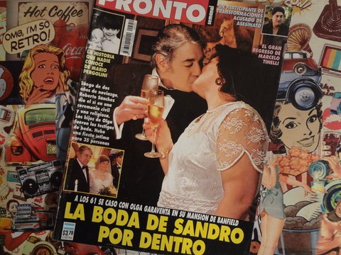Revista Pronto - Abril 2007 - La boda de Sandro - Alejandra Maglietti - Valeria Lynch