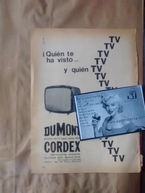 Publicidad Antigua Dumont Cordex
