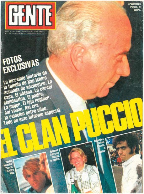 Revista Gente N°1049 - 1985 - El Clan Puccio