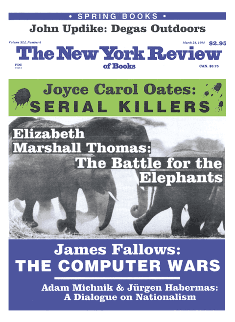 The New York Review Of Books - March 24 - 1994