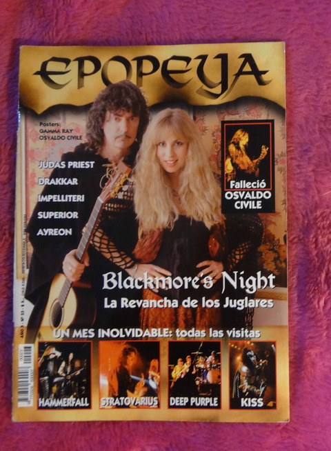 revista Epopeya Año 3 N° 23 - Mayo de 1999 - Blackmore's Night