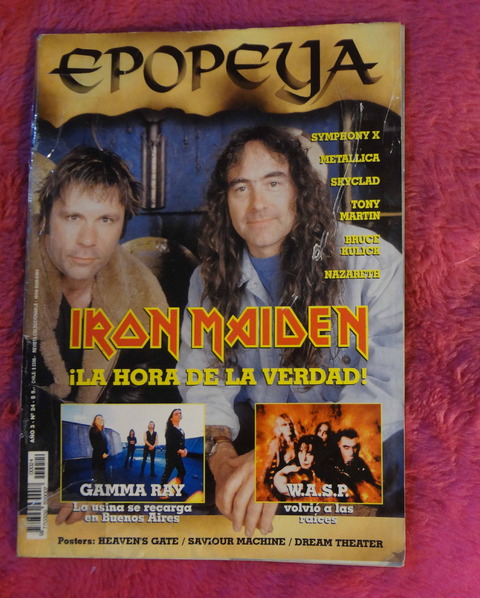 revista Epopeya Año 3 N° 24 Junio 1999 - Iron Maden