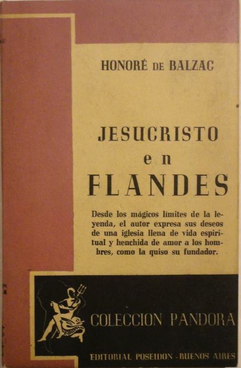Jesucristo en Flandes y otros relatos de Honore de Balzac 