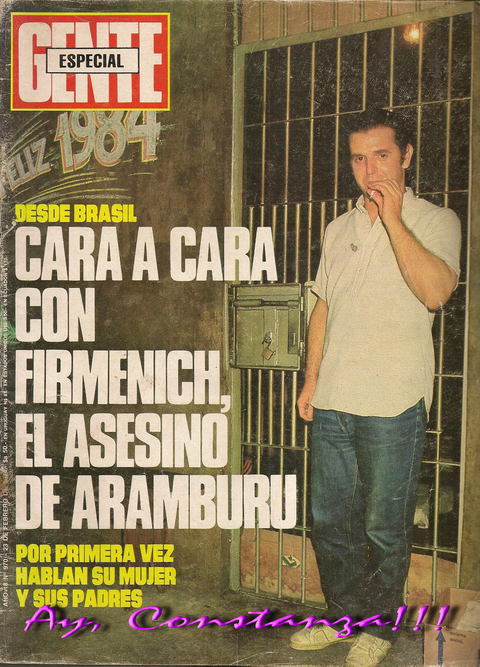 revista Gente - 23 de Febrero de 1984 - Cara a cara con Firmenich - Marco Denevi - Malvinas hoy