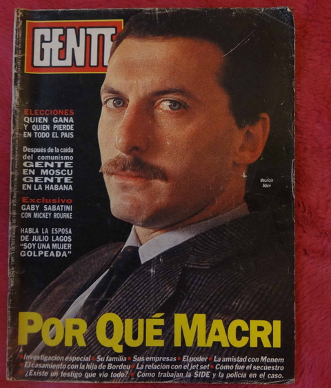 Revista Gente N°1363 - 5 de Septiembre de 1991 - Romina Yan Cris Morena Gabriela Sabatini
