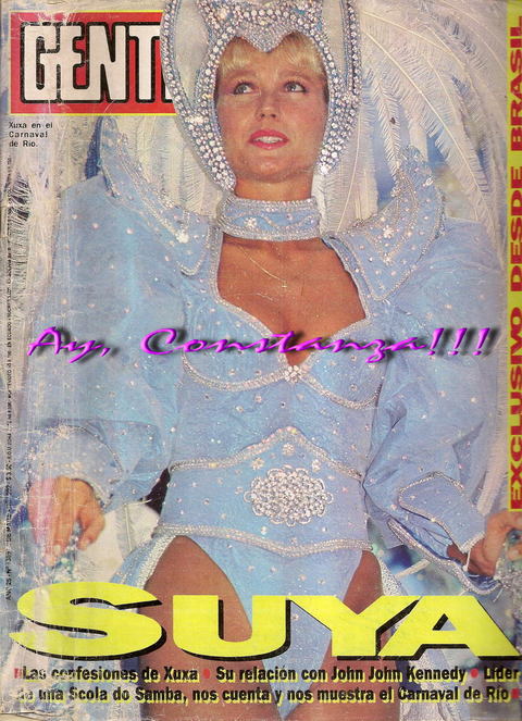 Revista GENTE - Marzo de 1992 - Xuxa - Maradona - Tinelli - Liz Taylor - Fito Paez