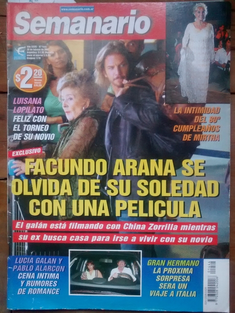 Revista Semanario - 2007 - Titanes en el Ring - 100 % Lucha - Facundo Arana