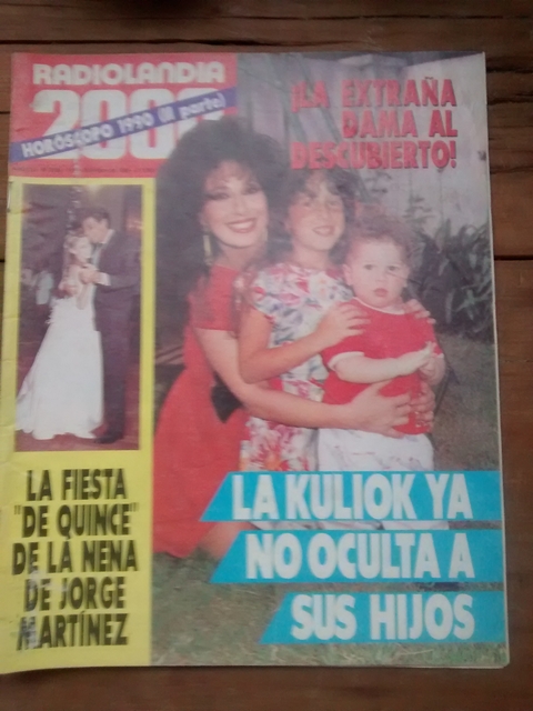 Revista Radiolandia 2000 - Diciembre 1989 - Luisa Kuliok La Extraña Da,a Susana Gimenez