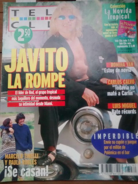 Revista Tele Clic - Septiembre 1997 - Romina Yan - Javito - Gilda