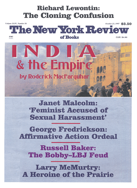 The New York Review Of Books - October 23 - 1997