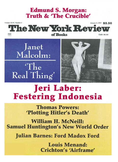 The New York Review Of Books - January 9 - 1997